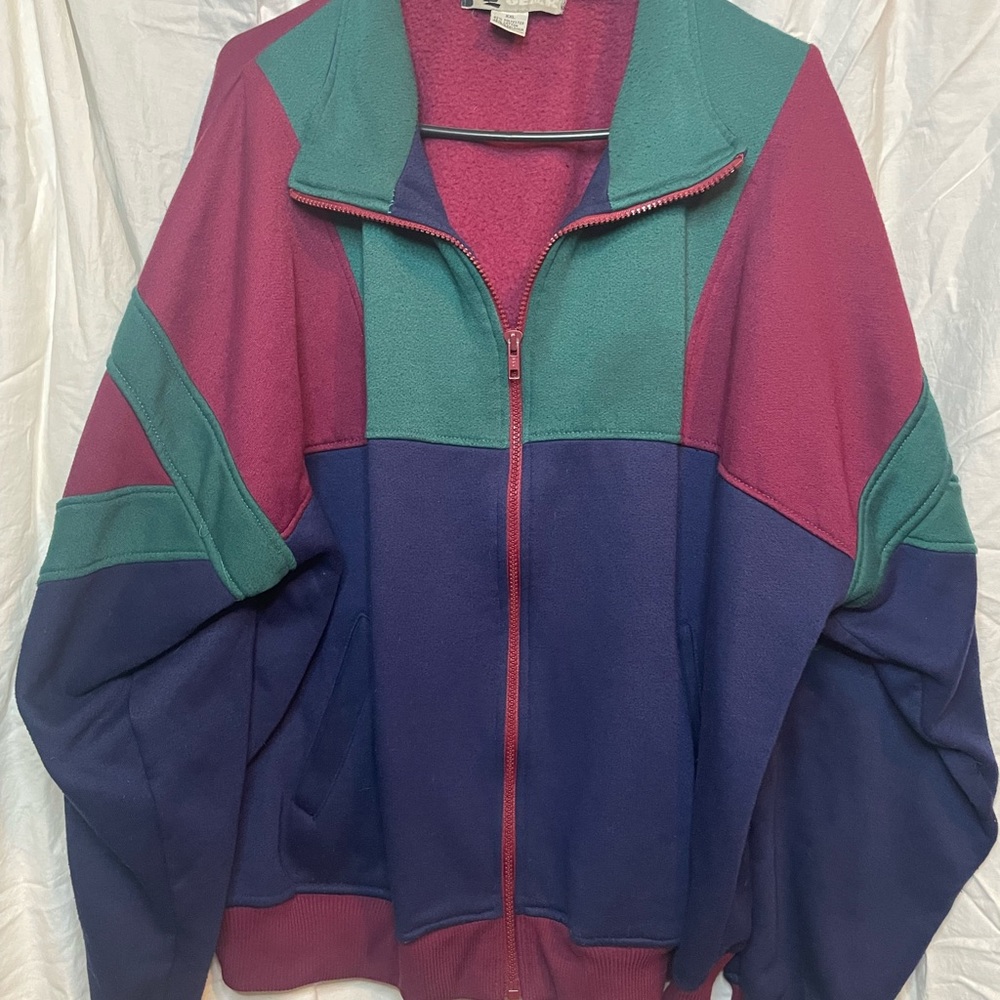 Vintage 10 gear sweater jacket